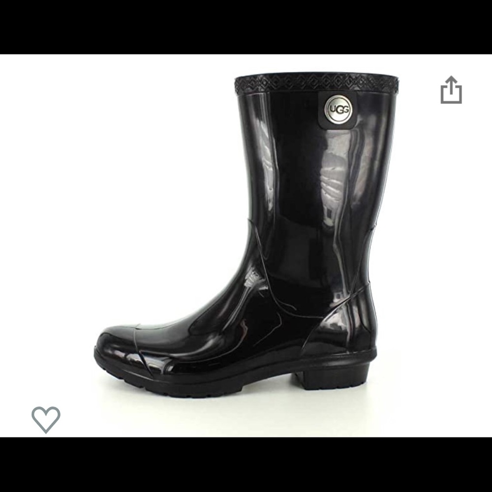 UGG women’s Sienna rain boots 6 black